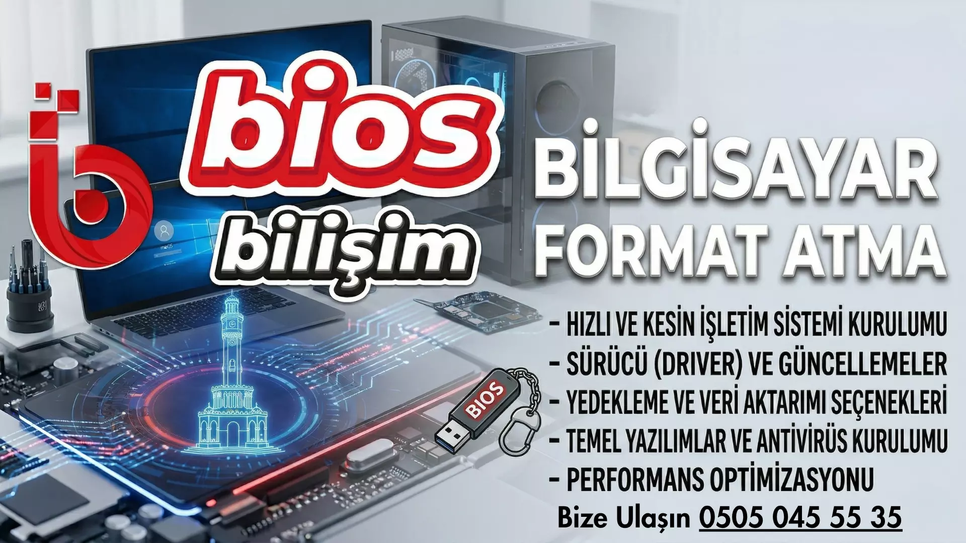 İzmir Bilgisayar Format Atma