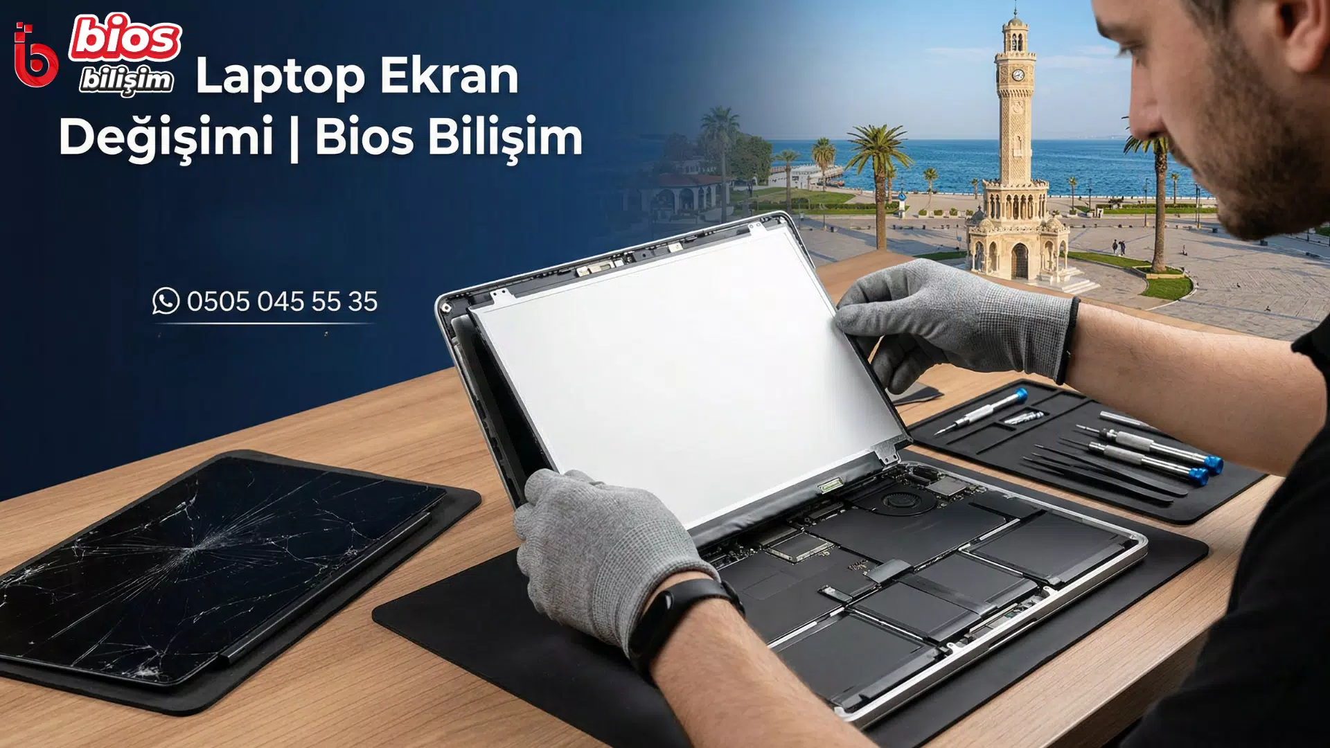 Örnekköy Kemalpaşa Laptop Ekran Değişimi